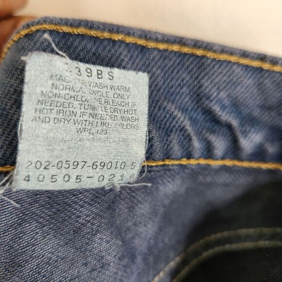 Vintage 90s Orange Tab 505 Levi's Regular Fit Straight Leg Jeans 36x32 - Picture 7 of 9